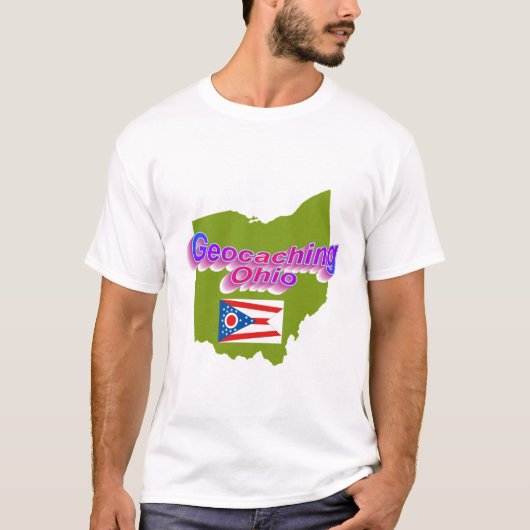 Geocaching Ohio T-shirt (Voorkant)