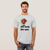 Geocaching one world one sport t-shirt (Voorkant volledig)