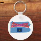 Geocaching Pennsylvania Sleutelhanger (Voorkant)