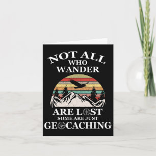 Geocaching product Niet iedereen die dwalen zijn v Kaart