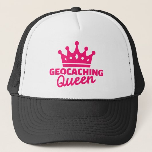 Geocaching Queen Trucker Pet (Voorkant)