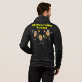 Geocaching Rocks Hoodie (Achterkant volledig)