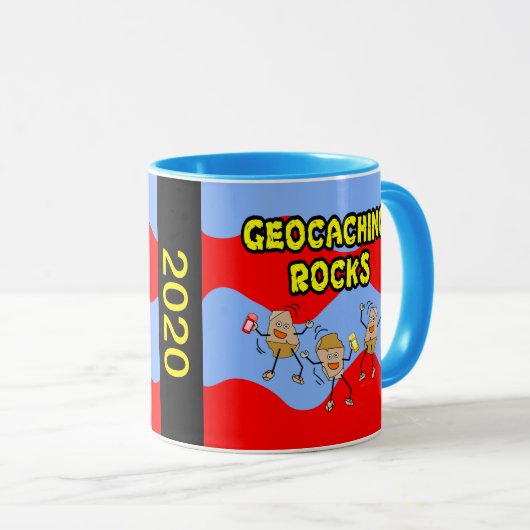 Geocaching Rocks Mok (Voorkant rechts)