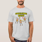 Geocaching Rocks T-shirt (Voorkant)