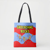 Geocaching Rocks Tote Bag (Voorkant)
