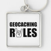 Geocaching Rules Sleutelhanger (Voorkant)