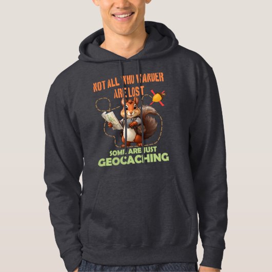 Geocaching Shirt - Schattige Eekhoorn (Voorkant)