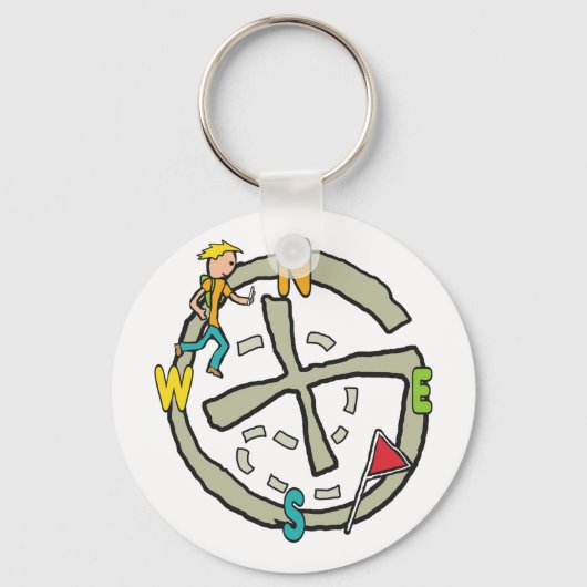 Geocaching Sleutelhanger (Achterkant)