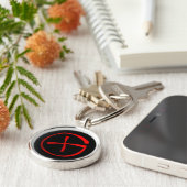 Geocaching Symbool Sleutelhanger (Zijkant)