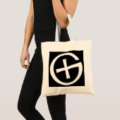 Geocaching Symbool Tote Bag (Voorkant (product))