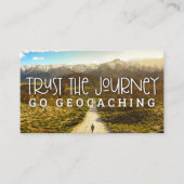 Geocaching Trail Card met Info voor Muggable Visitekaartje (Voorkant)