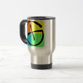 Geocaching Travel Mug Reisbeker (Voorkant links)