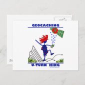 Geocaching U Drakkoning Briefkaart (Voorkant / Achterkant)