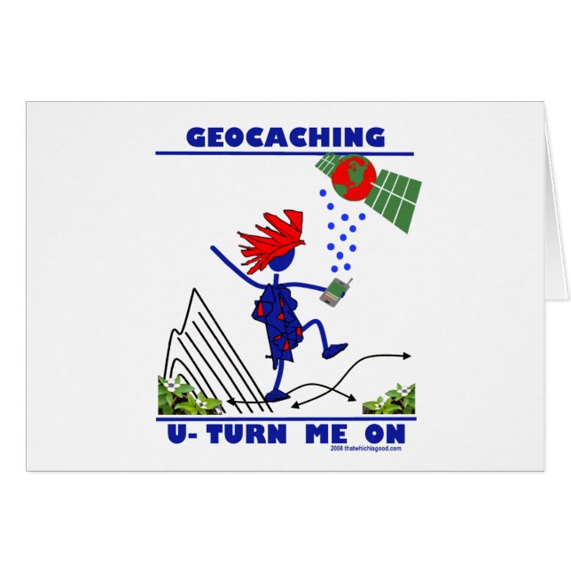 Geocaching U zet me aan (Voorkant Horizontaal)