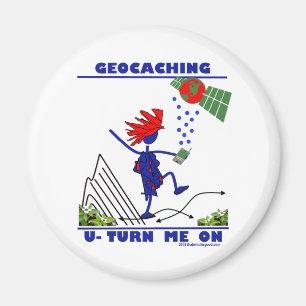 Geocaching U zet me aan Magneet