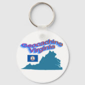 Geocaching Virginia Sleutelhanger (Voorkant)