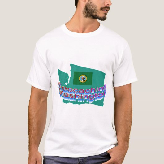 Geocaching Washington T-shirt (Voorkant)