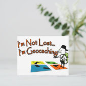 Geocahing Briefkaart (Staand voorkant)
