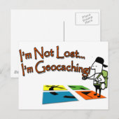 Geocahing Briefkaart (Voorkant / Achterkant)