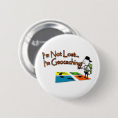 Geocahing Ronde Button 5,7 Cm (Voorkant /achterkant)