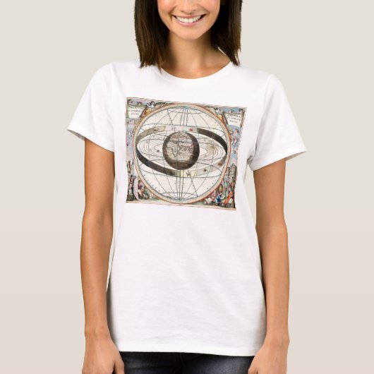Geocentrisch model t-shirt (Voorkant)
