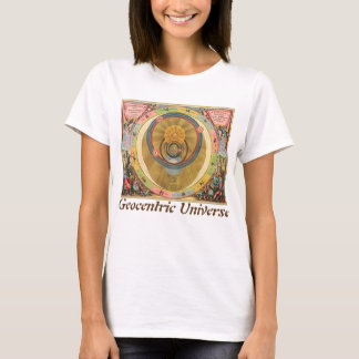 Geocentrisch universum t-shirt