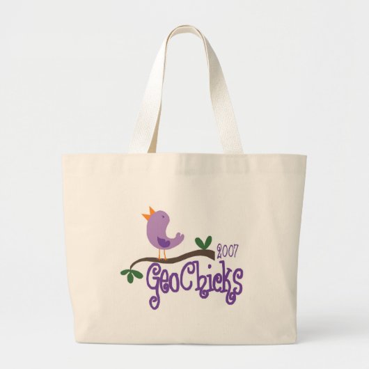Geochicks 2007 Bag Grote Tote Bag (Voorkant)