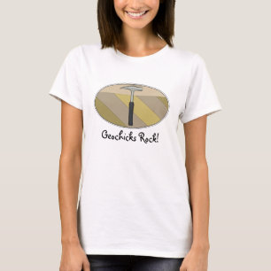 Geochicks Rock! T-shirt