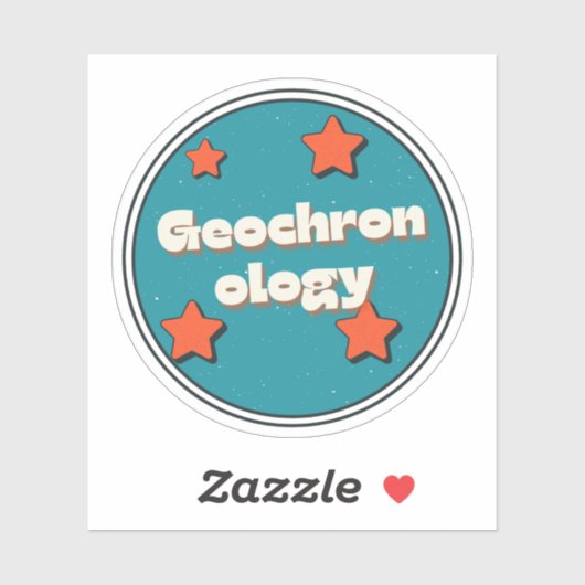 geochronologie sticker (Vel)