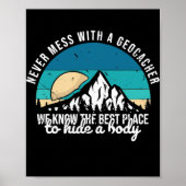 Geocking  bergshunt nooit meer met poster (Voorkant)