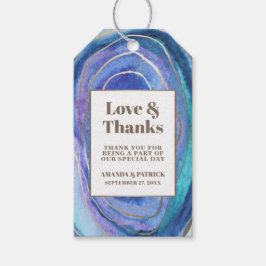 Geode Agaat Edelsteen Trouwgunst Labels Cadeaulabel