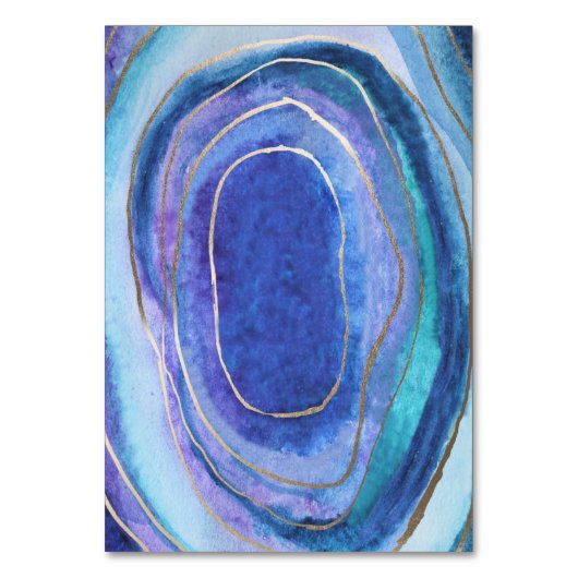 Geode Agaat Edelsteen Trouwinzetstuk Kaarten (Achterkant)