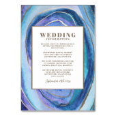 Geode Agaat Edelsteen Trouwinzetstuk Kaarten (Voorkant)