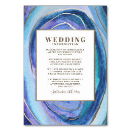 Geode Agaat Edelsteen Trouwinzetstuk Kaarten