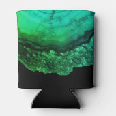 Geode Agate Green Abstract 50 & Fabulous Birthday Blikjeskoeler (Achterkant)