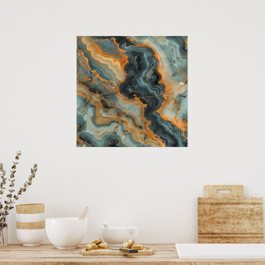 Geode Art Poster (Keuken)