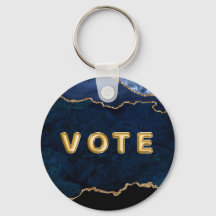 Geode Blau Verguld Stem