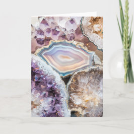 Geode Crystal | Crystal Photo Card Kaart