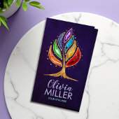 Geode Crystals Chakras Tree Visitekaartje