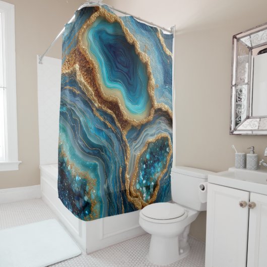 Geode Douchegordijn (In situ)
