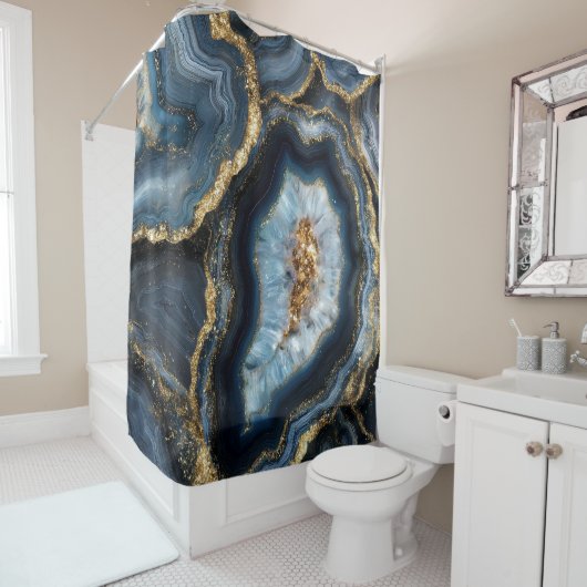 Geode Douchegordijn (In situ)