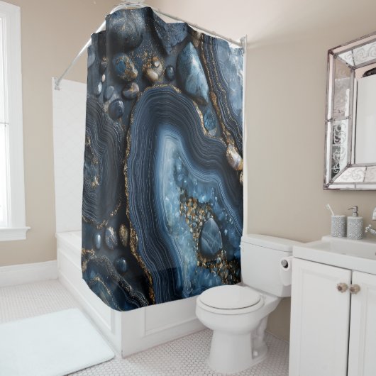 Geode Douchegordijn (In situ)