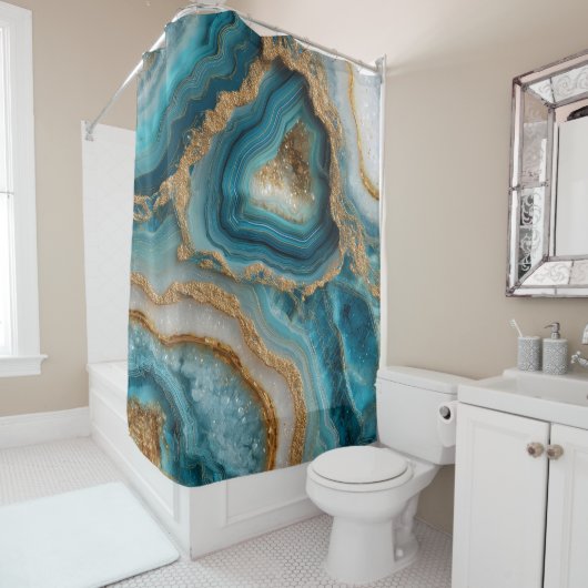 Geode Douchegordijn (In situ)