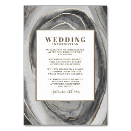 Geode Edelsteen Agaat Bruiloft invoegen Kaarten