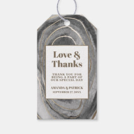 Geode Edelsteen Agaat Trouwgunst Labels Cadeaulabel