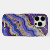 Geode geïnspireerde Abstracte kunst Case-Mate iPhone Case (Achterkant (horizontaal))
