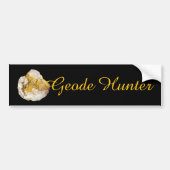 Geode Hunter Bumpersticker (Voorkant)