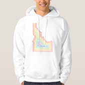 Geode Idaho Mannen Hoodie (Voorkant)