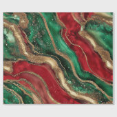 Geode Kerst Inpakpapier (Vlak)