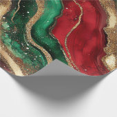 Geode Kerst Inpakpapier (Hoek)